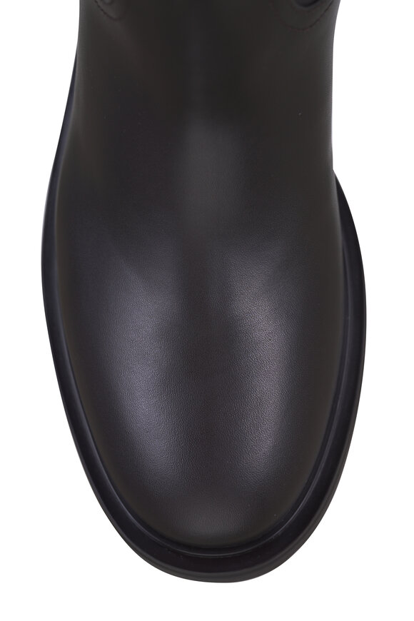 Gianvito Rossi Ascot Mocha Leather Tall Riding Boot - view 4