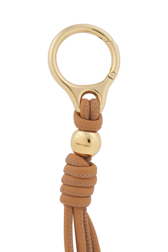 Loewe Desert & Gold Leather Personalization Charm - view 2