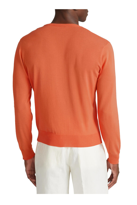 Ralph Lauren Purple Label - Melon Cotton Crewneck Sweater