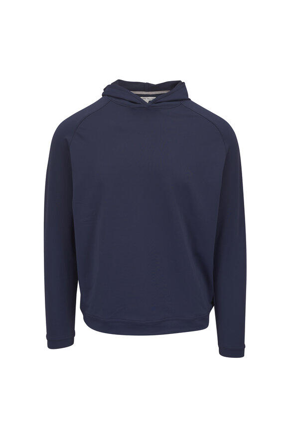 Peter Millar Navy Pine Performance Hoodie