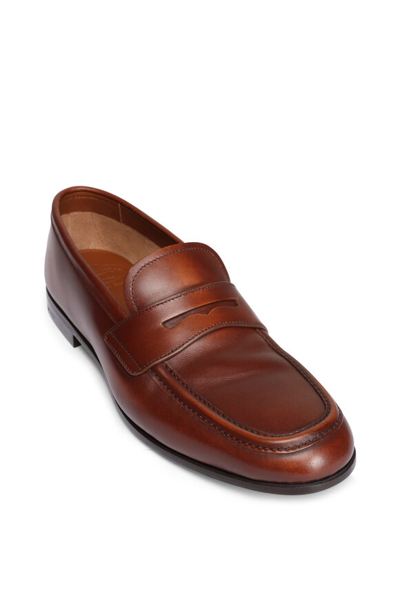 Church's Rother Fume Cognac Brushed Leather Loafer