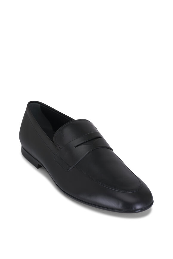 Tod's - Black Leather Penny Loafer