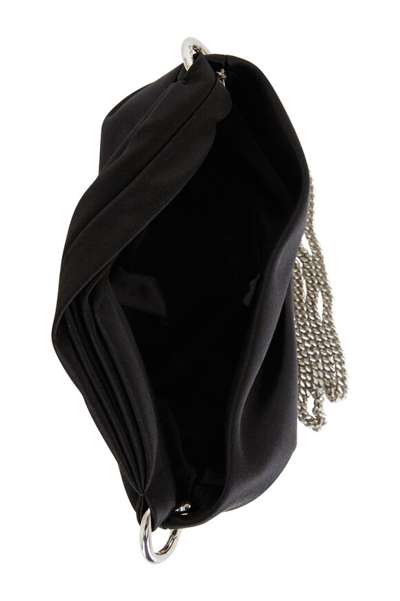 Jimmy Choo - Bonny Black Satin Evening Bag