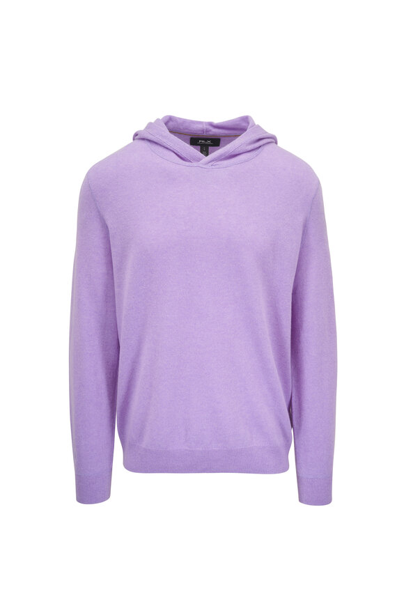 RLX Ralph Lauren Bright Ube Cashmere Hoodie