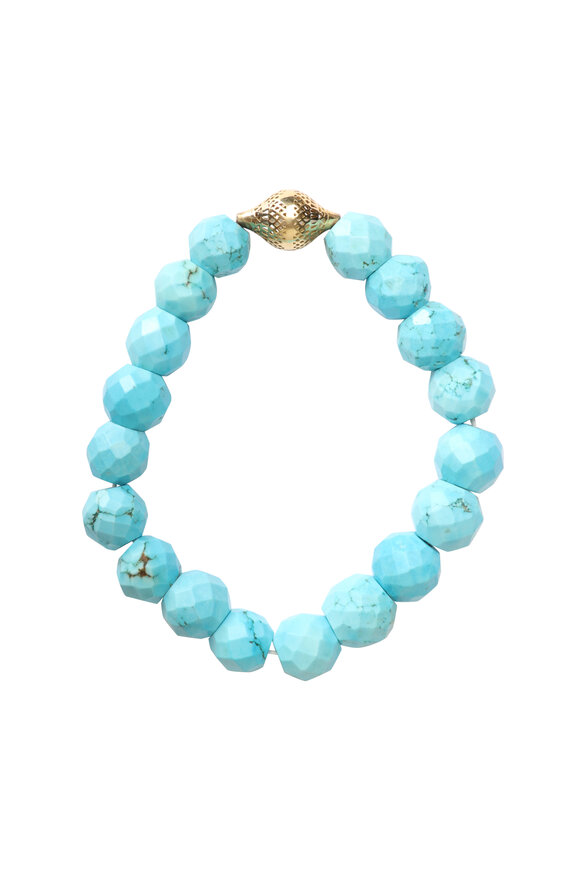 Ray Griffiths Turquoise Stretch Bracelet