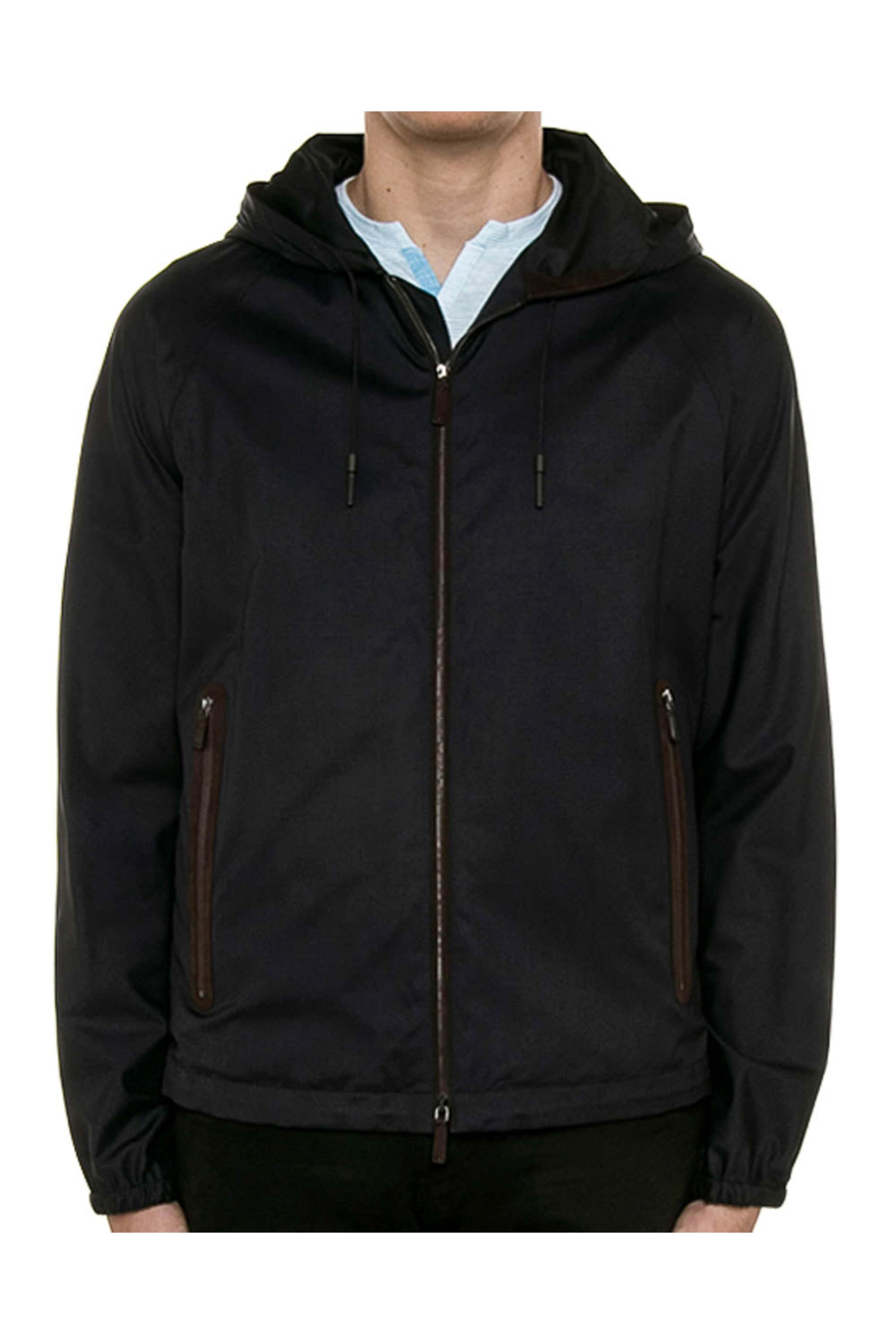 Zegna - Navy Hooded Traveler Jacket