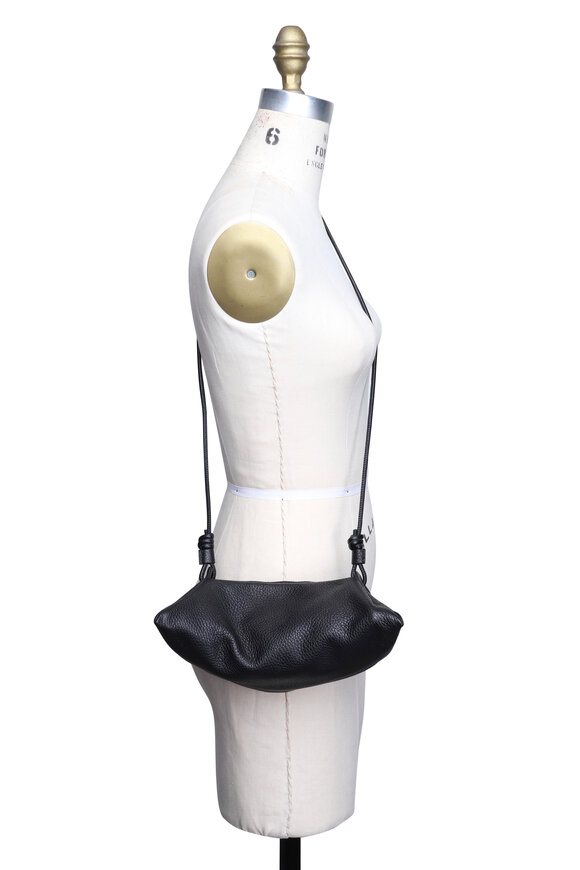 Altuzarra Mini Origami Black Leather Crossbody - view 5
