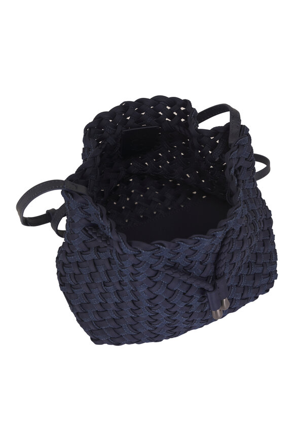 Naghedi Gramercy Indigo Double Weave Denim Bucket Bag - view 6
