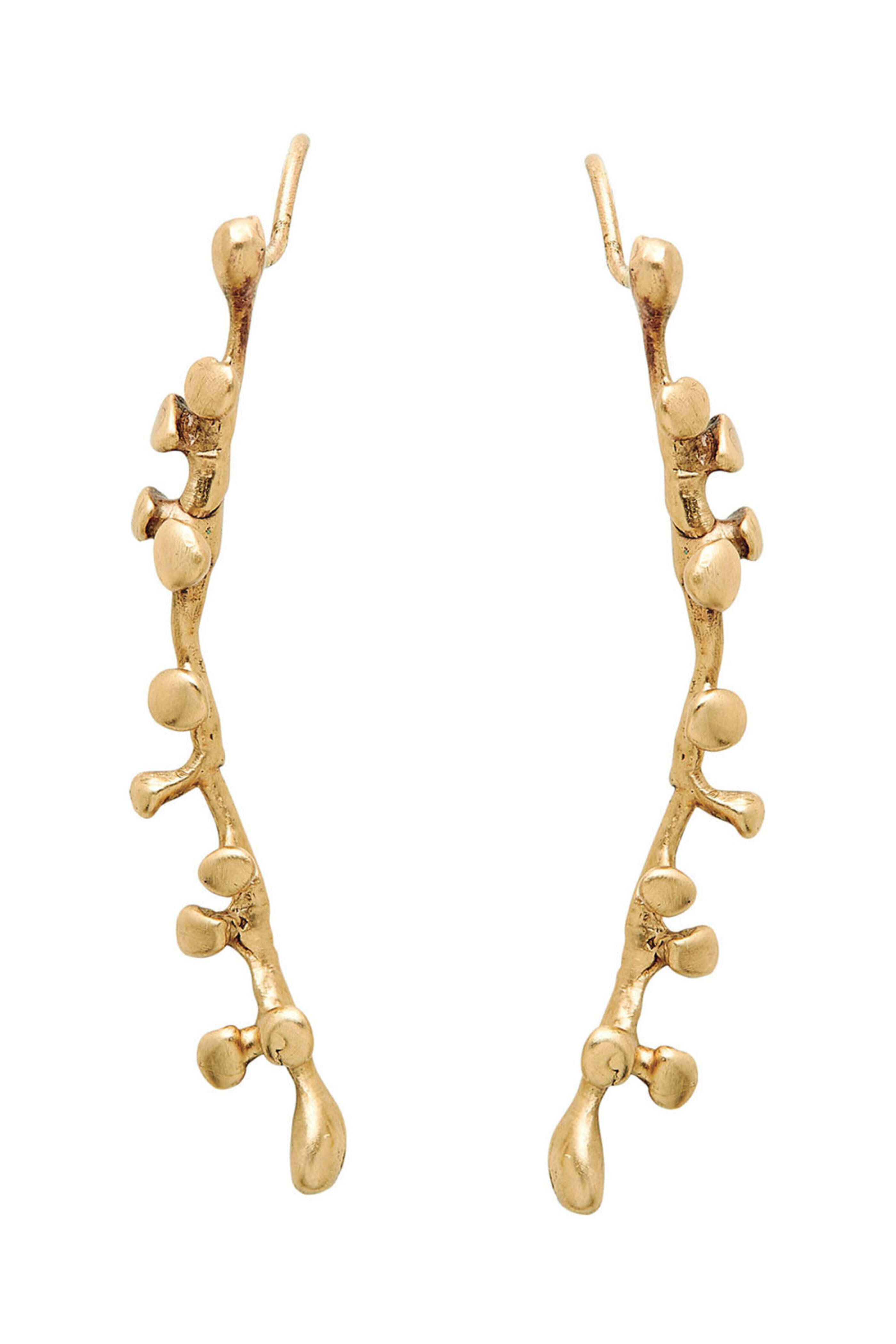 Julie Cohn Design - Eve Bronze Ear Crawler Earrings