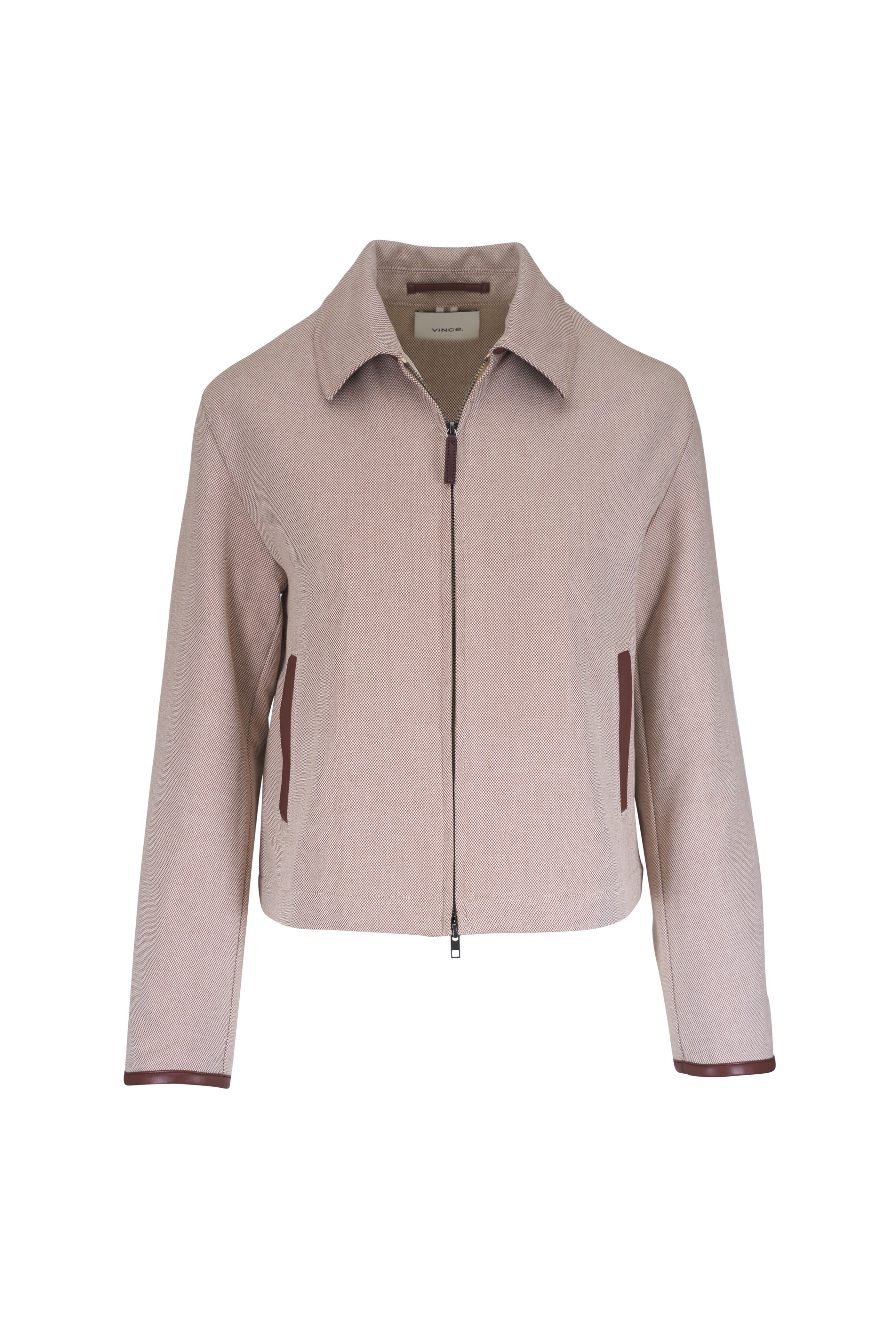Vince - Villa Stone Cotton Crop Jacket