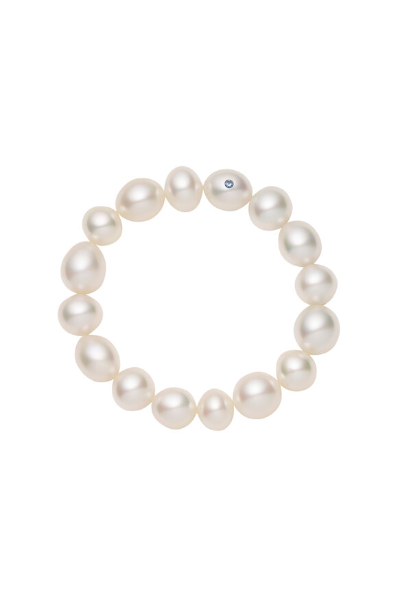 Paspaley Delfini Blue Pearl Strand Bracelet - view 3