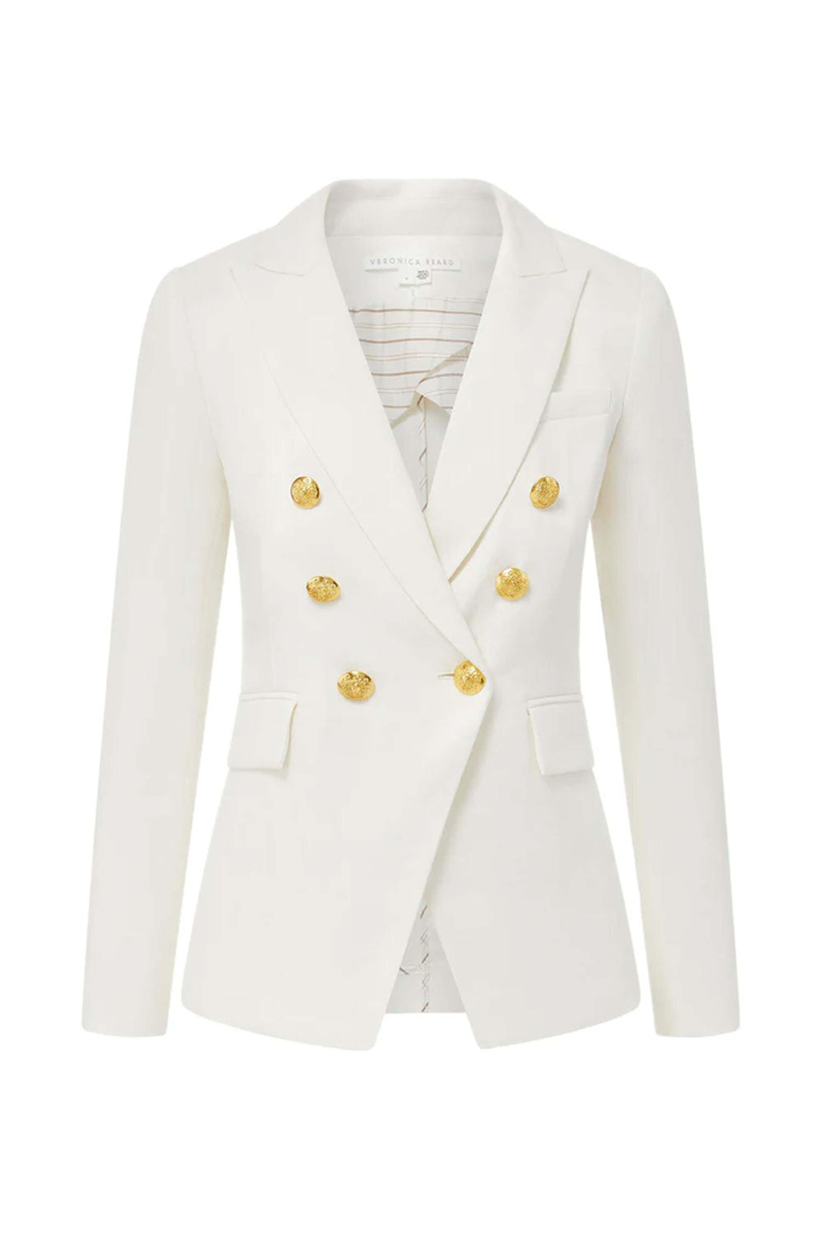 Veronica Beard - White Miller Dickey Jacket