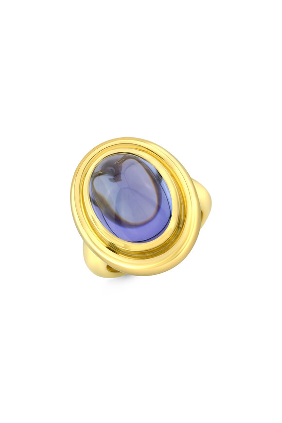 Rahaminov - Tanzanite Twin Bezel Ring