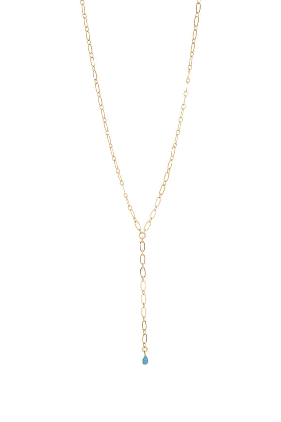 Cristina V. Blue Opal Rosemary Chain - view 1