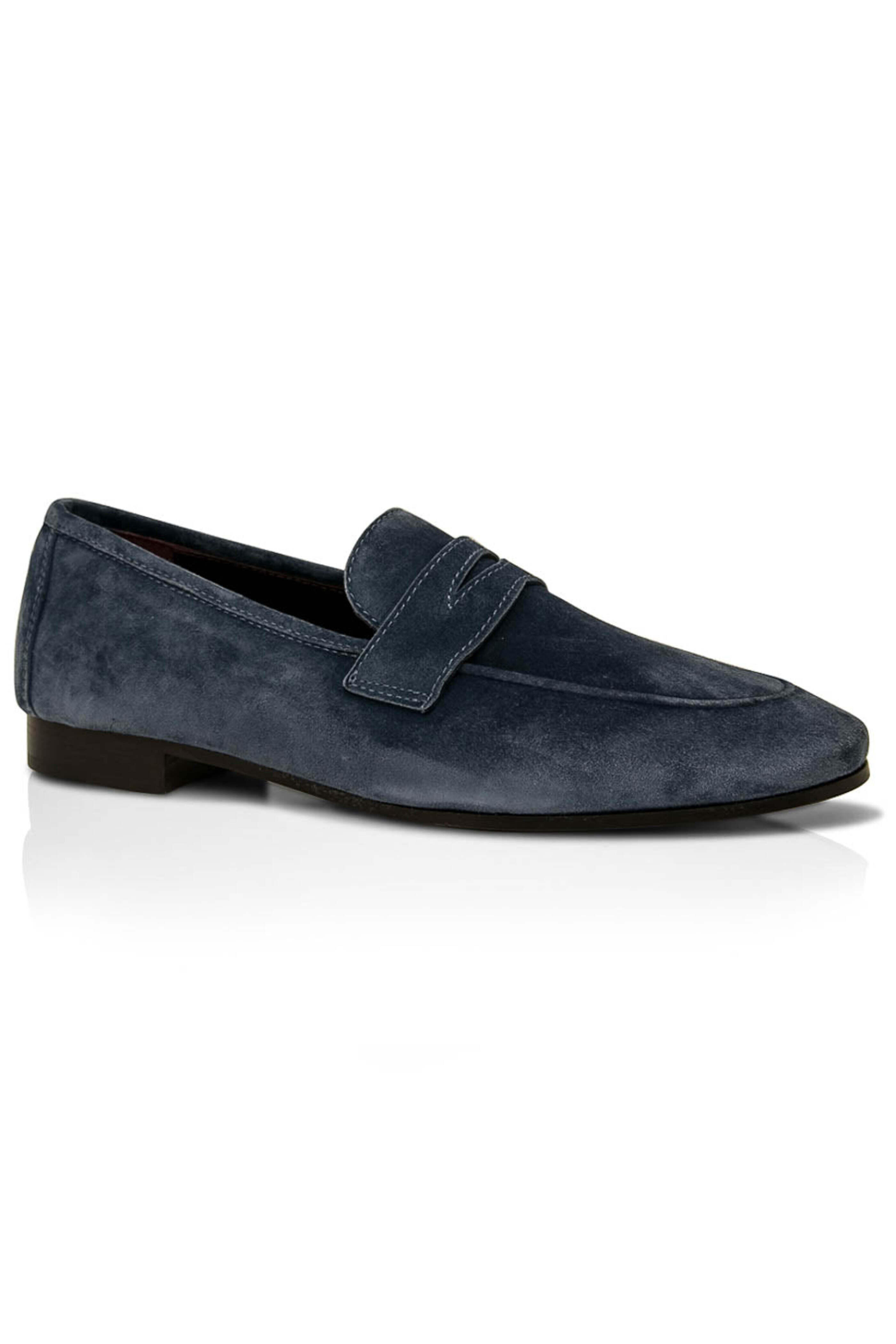Bougeotte - Light Blue Suede Flaneur Loafer