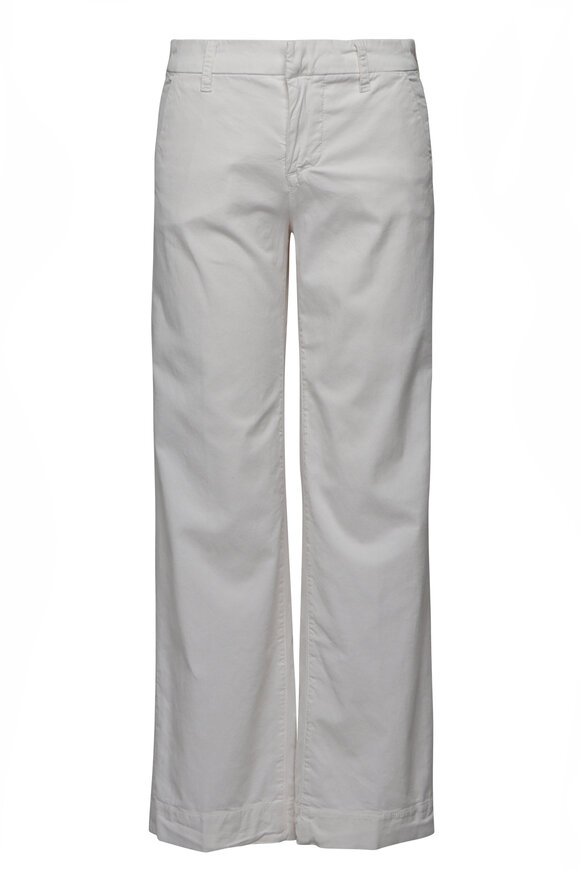 のんのん Vince - Off White Mid-Rise Chino Pant | Mitchell Stores