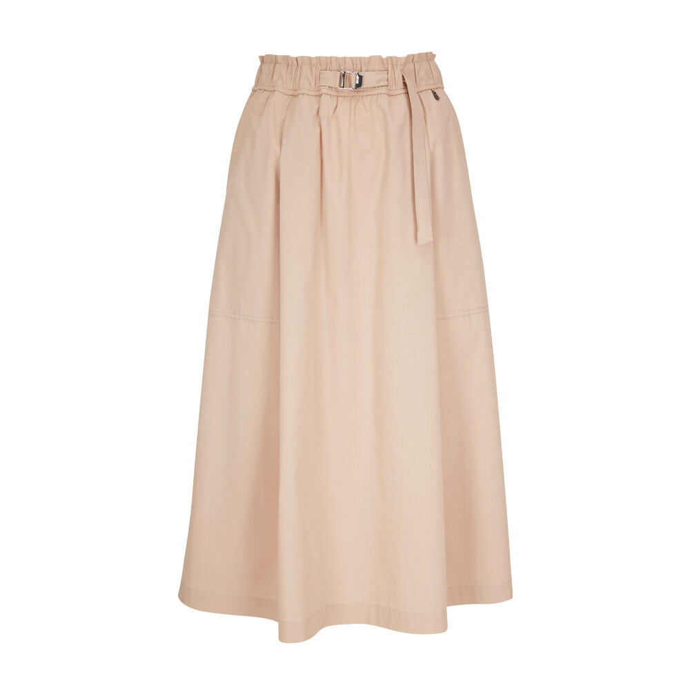 Bogner - Rosalia Desert Stretch Cotton Midi Skirt
