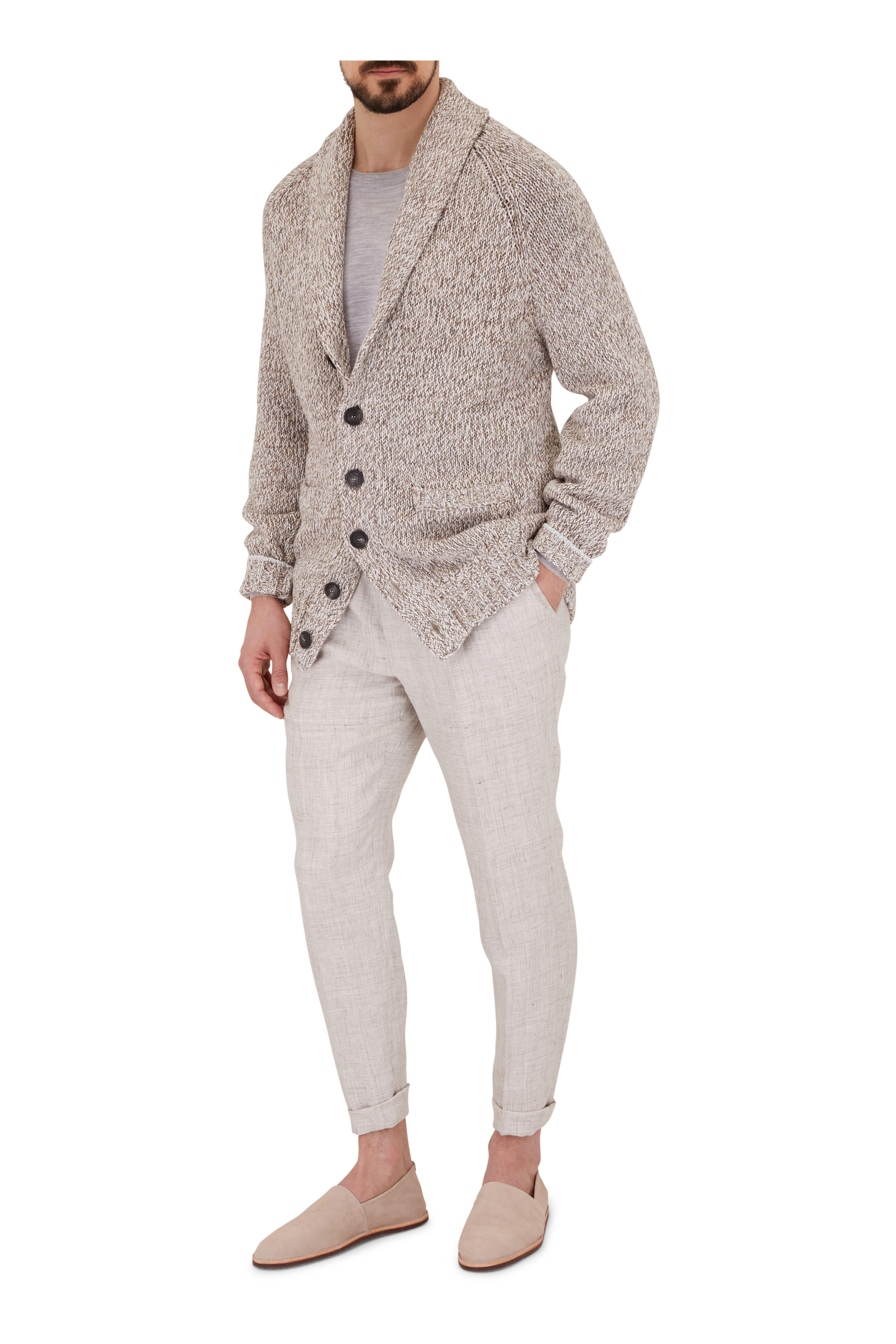 Brunello Cucinelli - Sand Suede Espadrille