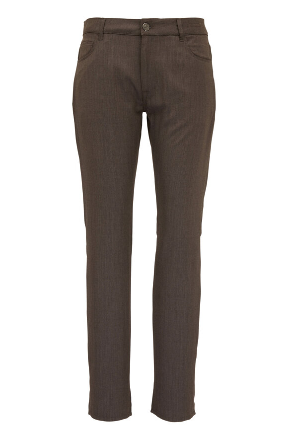 PT Torino - Jazz Light Brown Superfine 5-Pocket Wool Pant