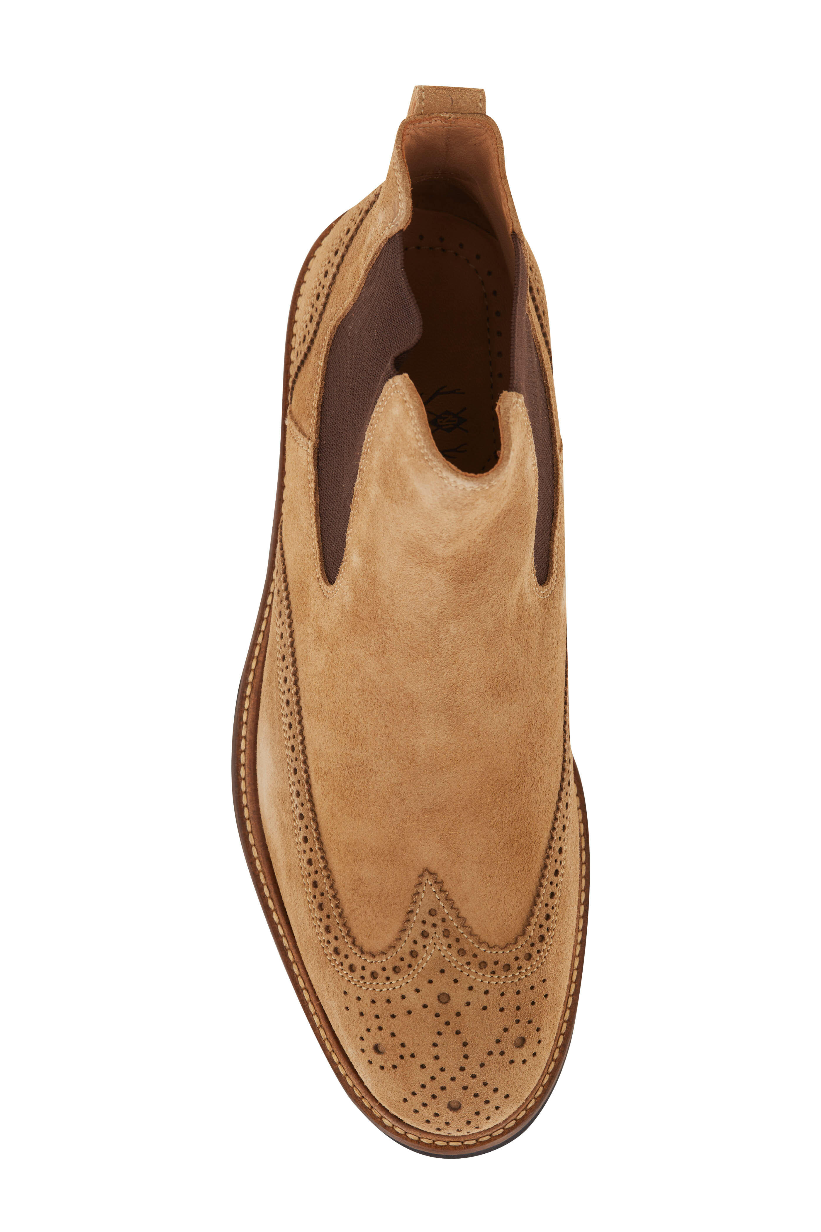 Martin Dingman - Blue Ridge Khaki Suede Chelsea Boot