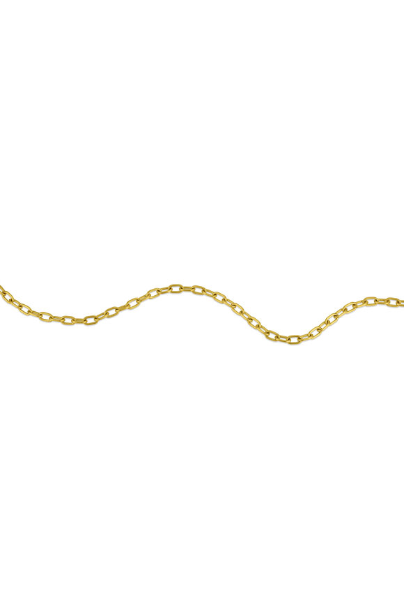 Leigh Maxwell 18k Yellow Gold Large Oval Link Chain - view 3