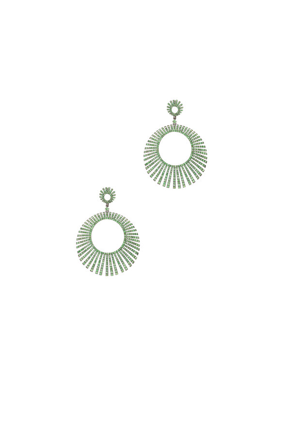 Cairo Tsavorite Starburst Earring
