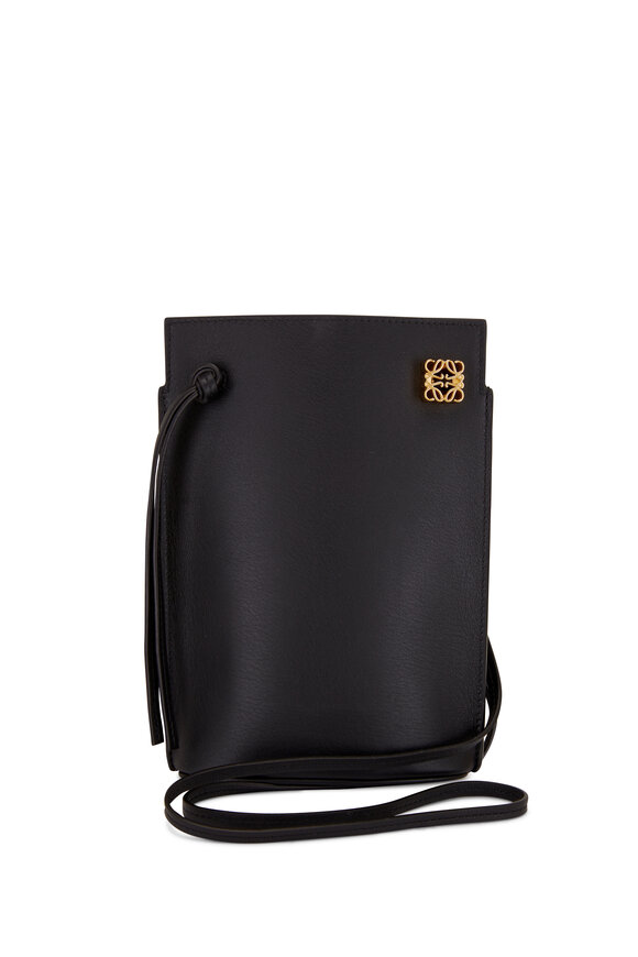 Loewe Goya Small Leather Shoulder Bag - Black - ShopStyle