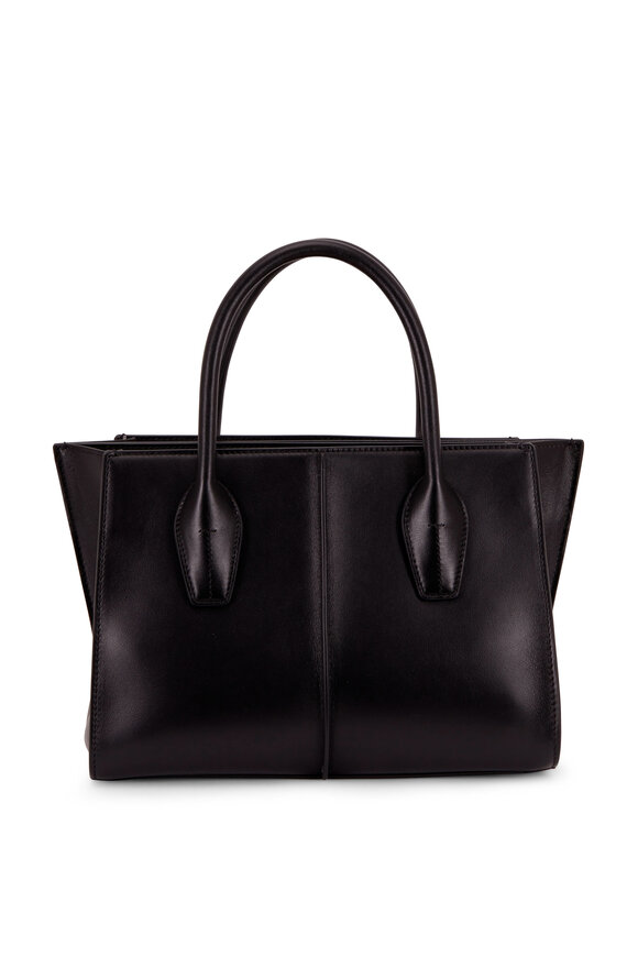 Tod's - Manici Black Leather Medium Shopper Tote