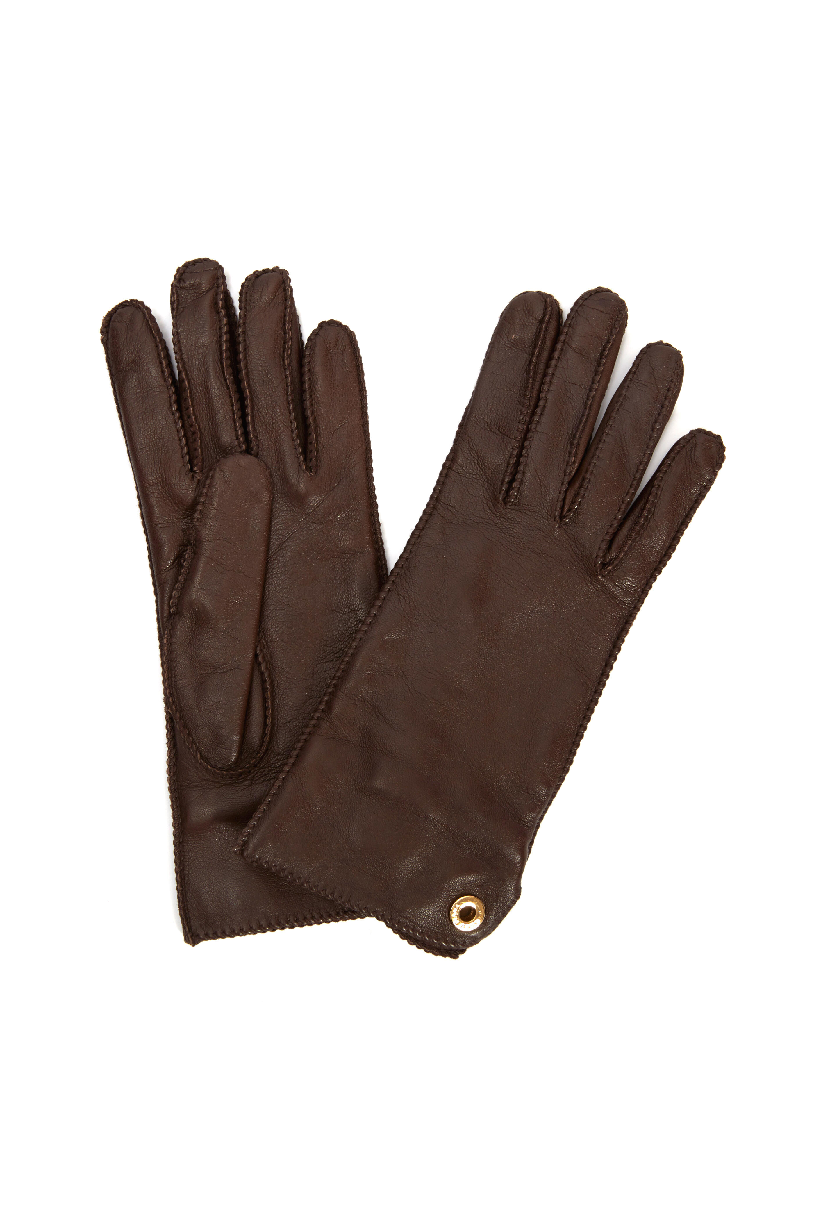 Loro Piana - Jacqueline Brown Leather Gloves