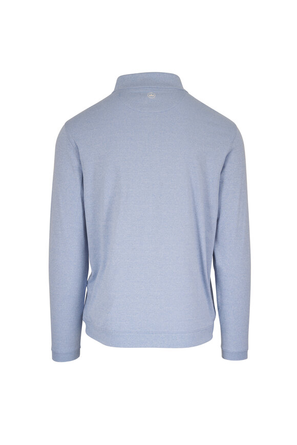 Peter Millar Ardent Air Light Blue Performance Quarter-Zip - view 2