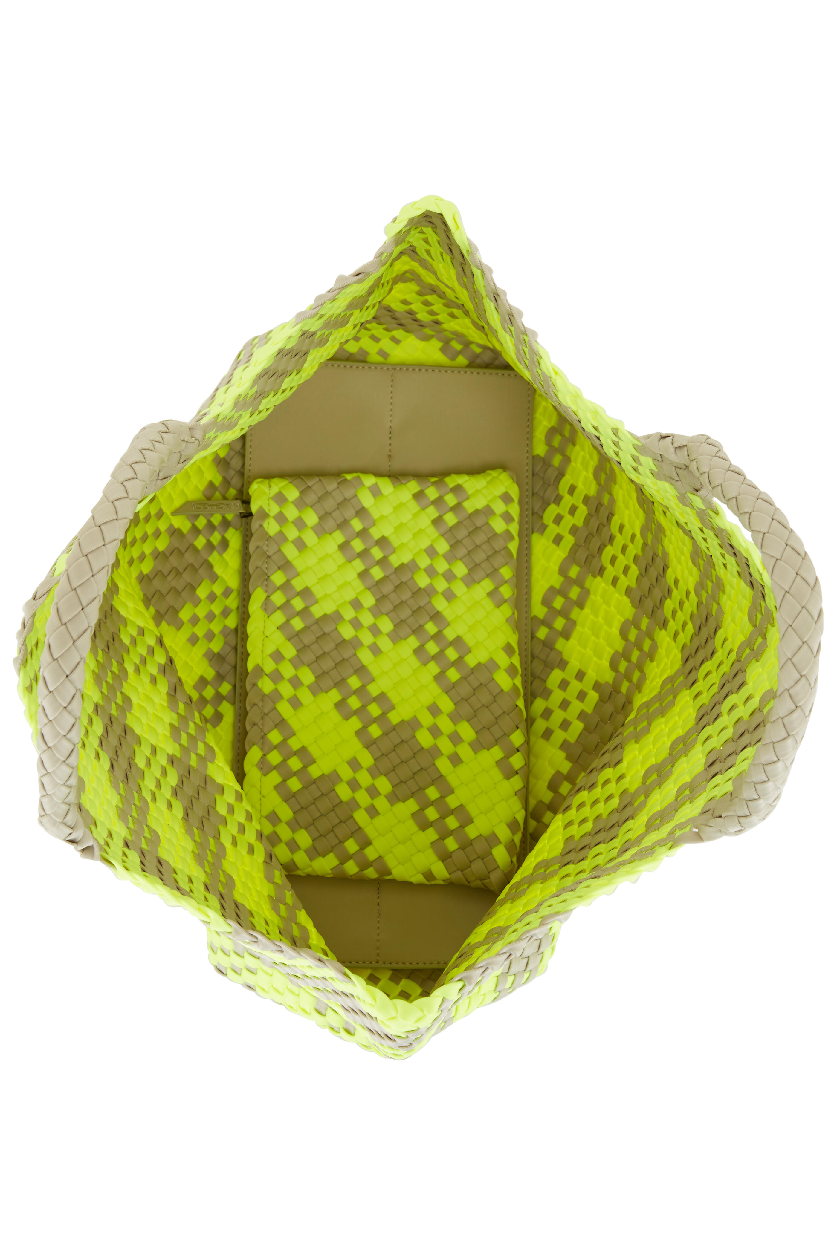 Naghedi - St. Barth's Limon Plaid Large Tote