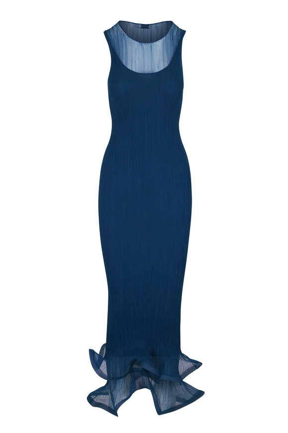 Jonathan Simkhai Daniella Celestial Blue Midi Dress