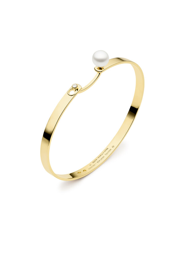 Nouvel Heritage - 18K Yellow Gold Lunch With Mom Cuff