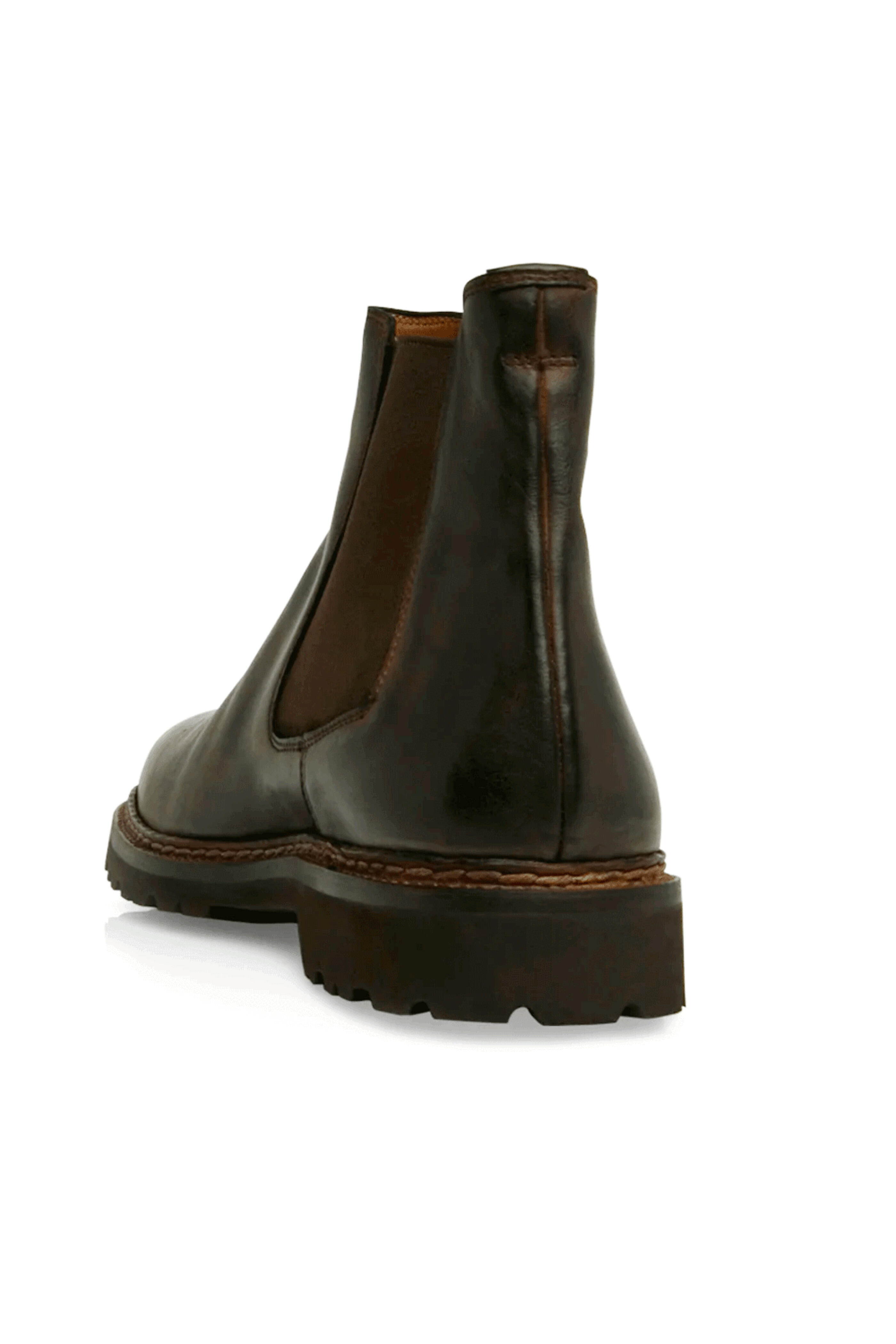 Bontoni - Cavaliere Welt Chelsea Boot in Dark Chocolate