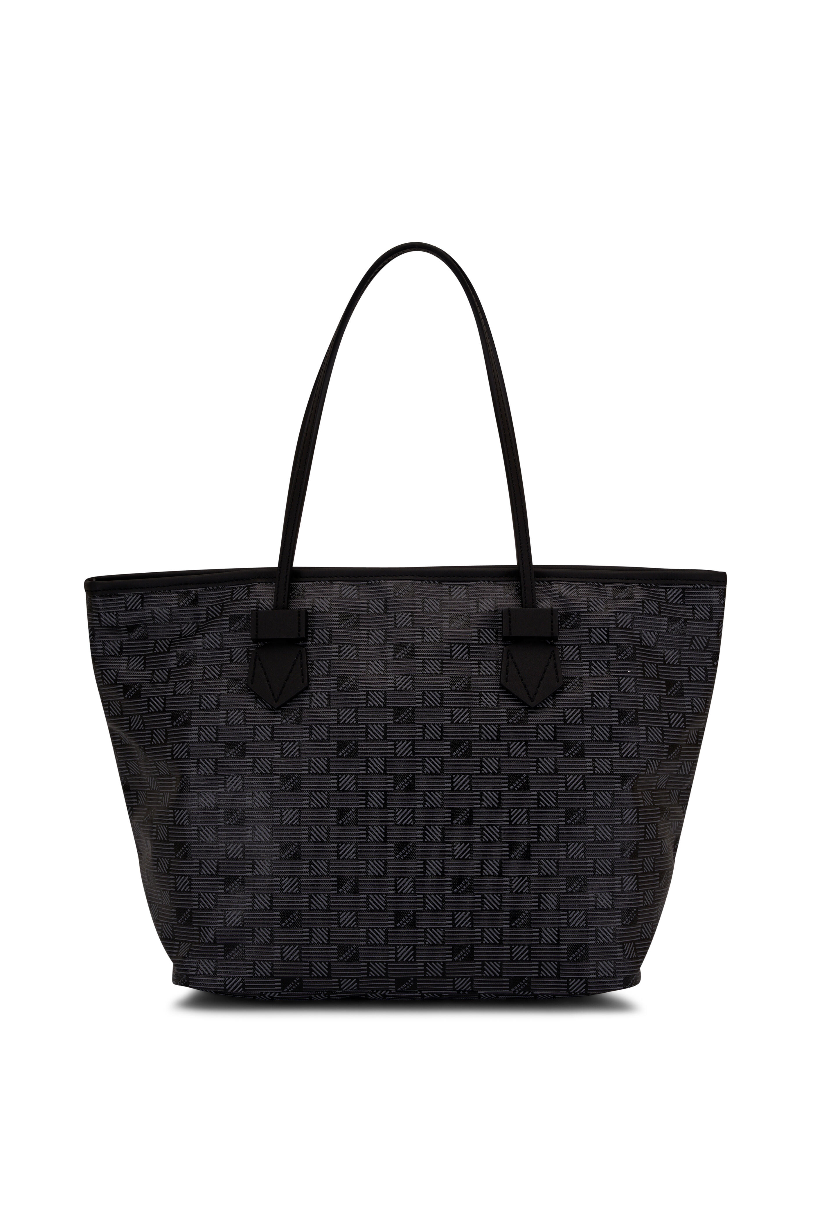 Moreau Paris - Medium Saint Tropez Black Monogram Tote