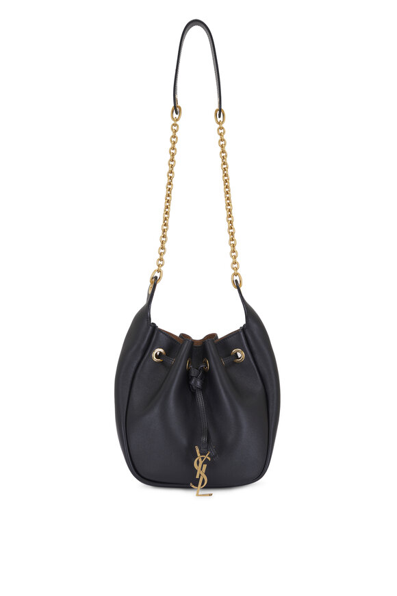 Chloé - Marcie Black Leather Micro Bucket Bag | Mitchell Stores Chloé - Marcie Black Leather Micro Bucket Bag | Mitchell Stores