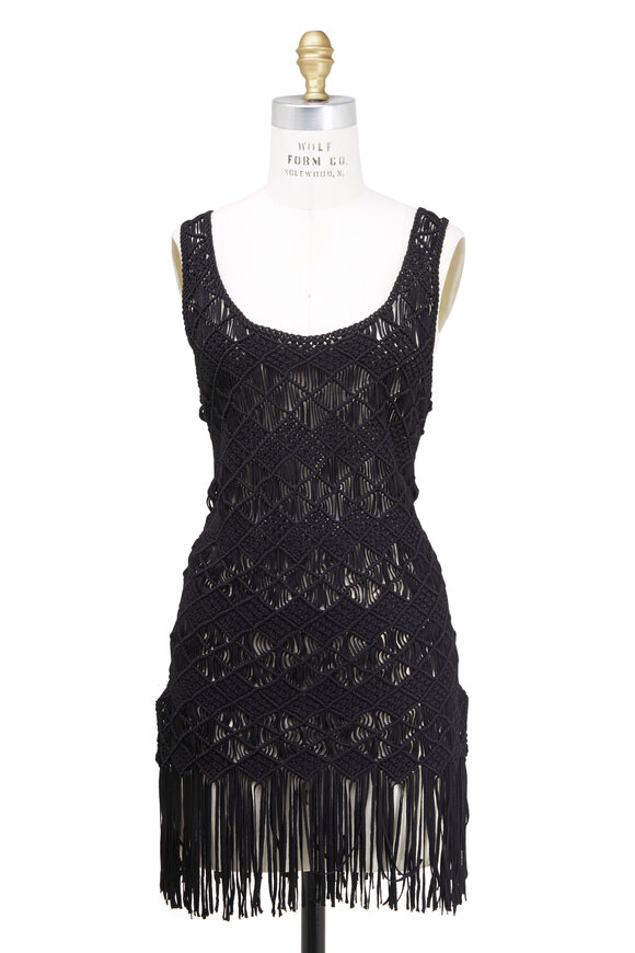 Ralph Lauren - Black Macrame Tunic