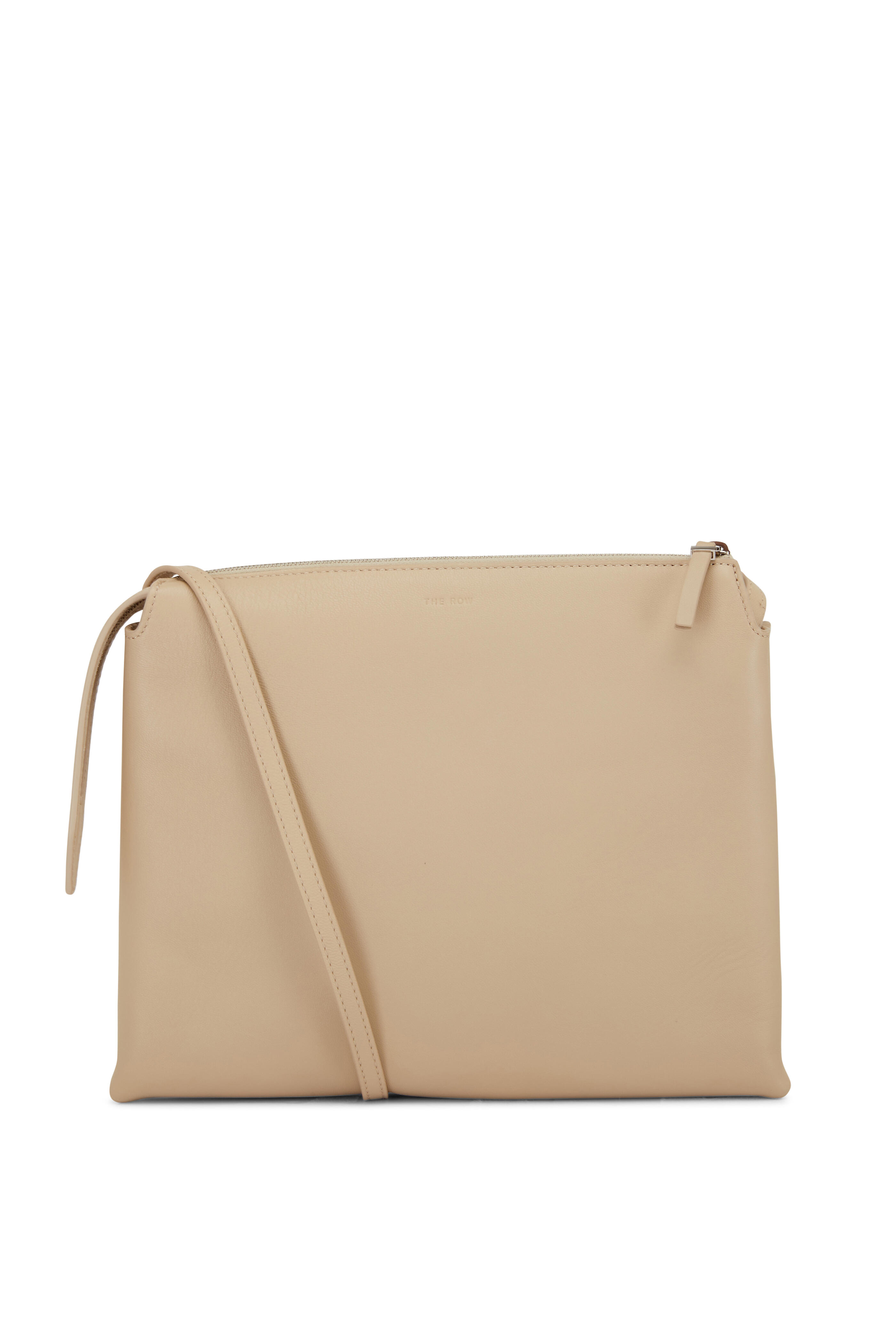 The Row - Nu Twin Oyster Nappa Leather Crossbody Bag