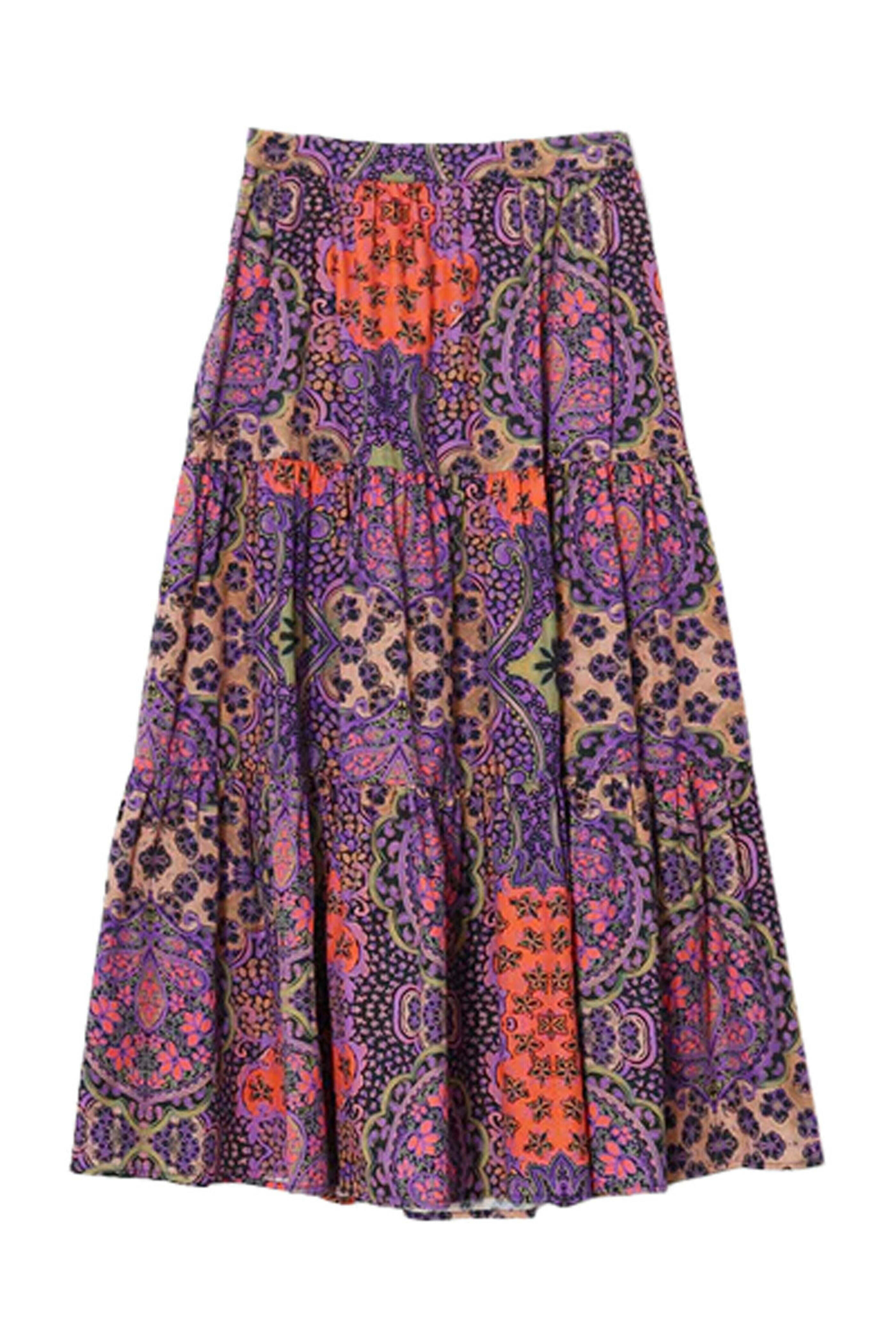 Xirena - Black Opal Angeline Midi Skirt