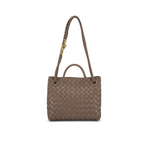 Bottega Veneta - Small Andiamo Pinecone Intrecciato Leather Bag
