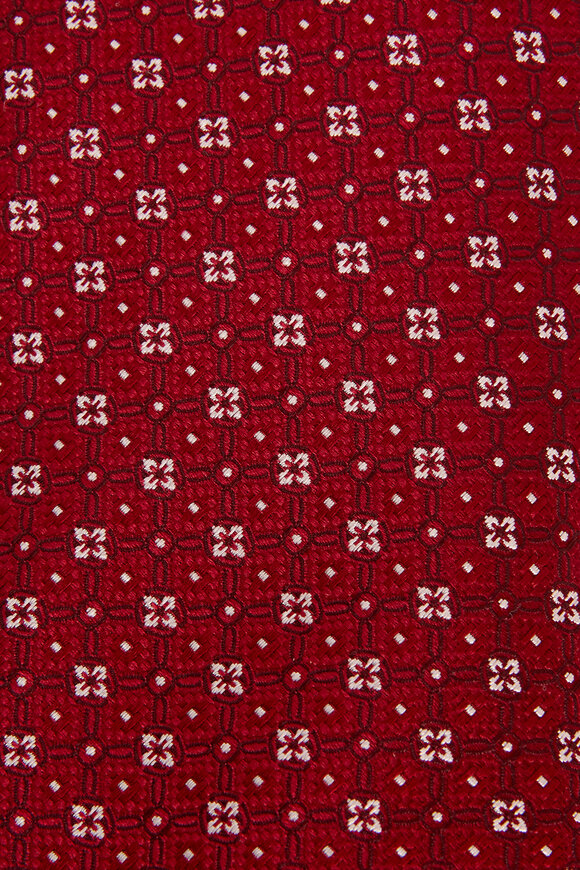 Eton - Red Floral Silk Necktie