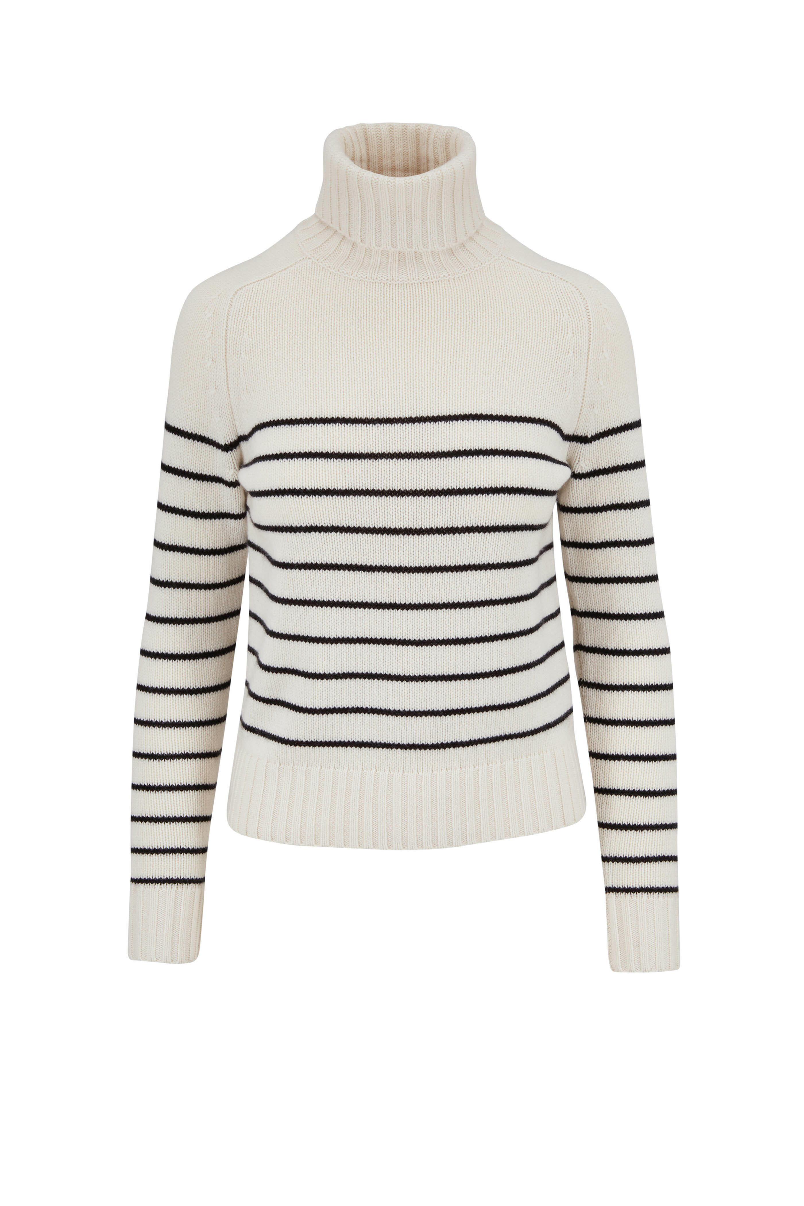 Y's for men Wool Striped Knit Sweater (Jumper) Black,White M-L