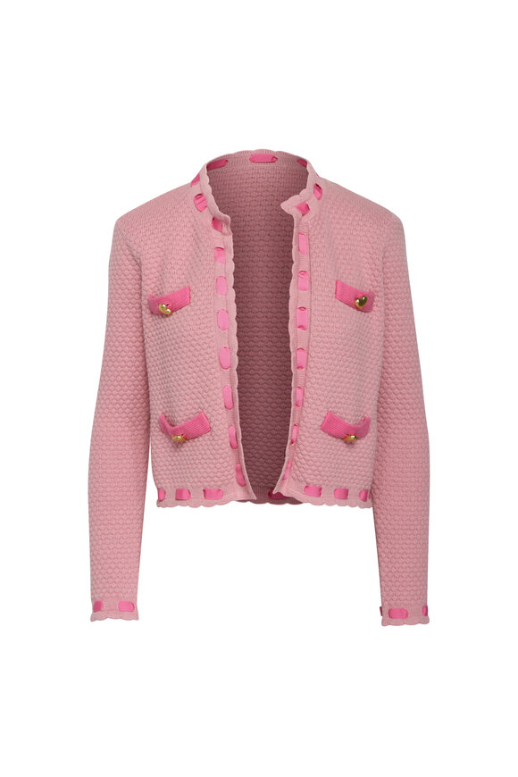L'Agence Astor Dusty Pink Cardigan