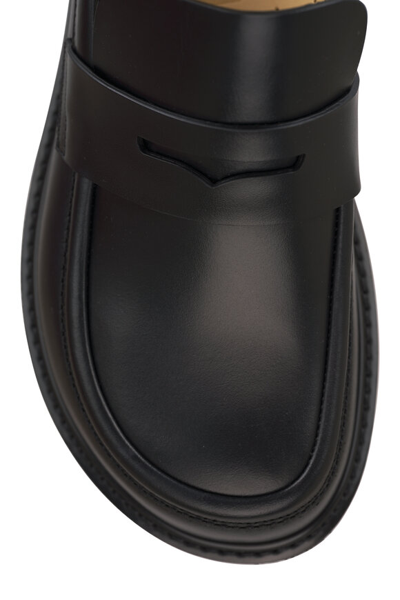 Loewe - Blaze Black Leather Loafer 