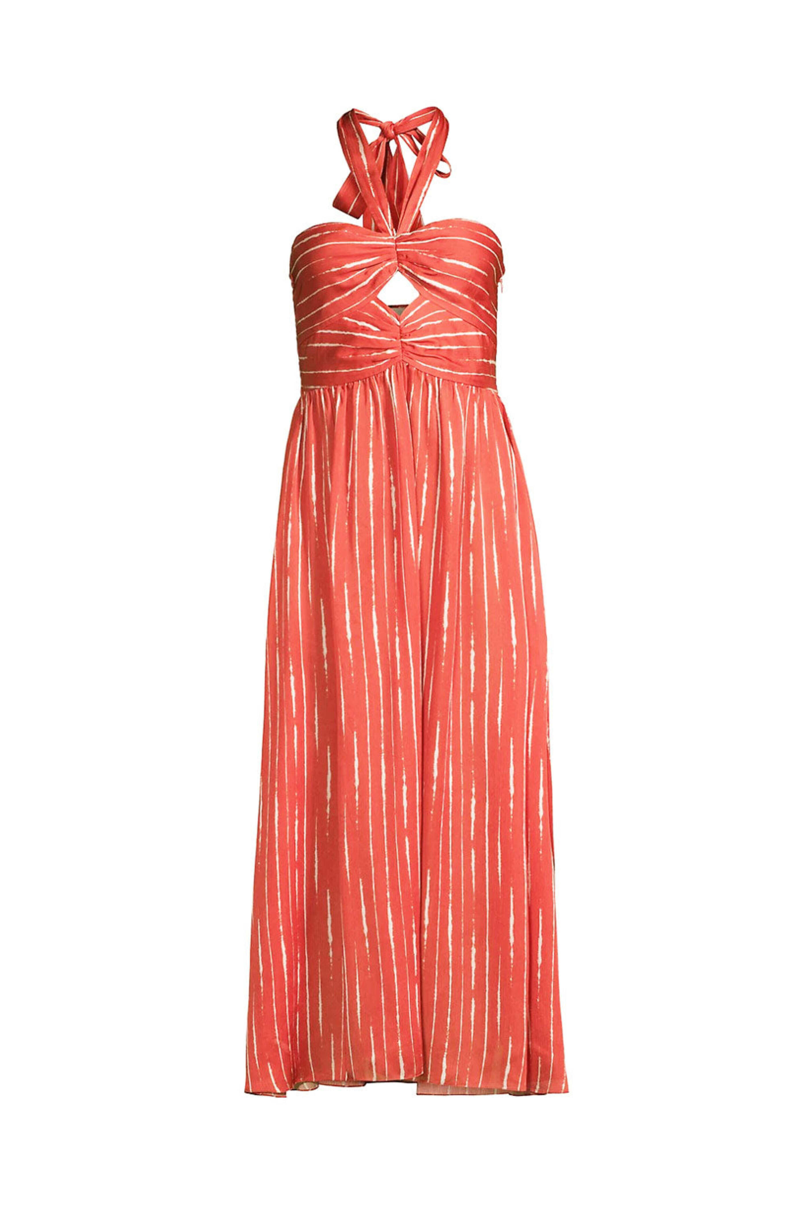 Sachin Babi - Orange Reid Halter Neck Dress | Mitchell Stores Sachin Babi - Orange Reid Halter Neck Dress | Mitchell Stores
