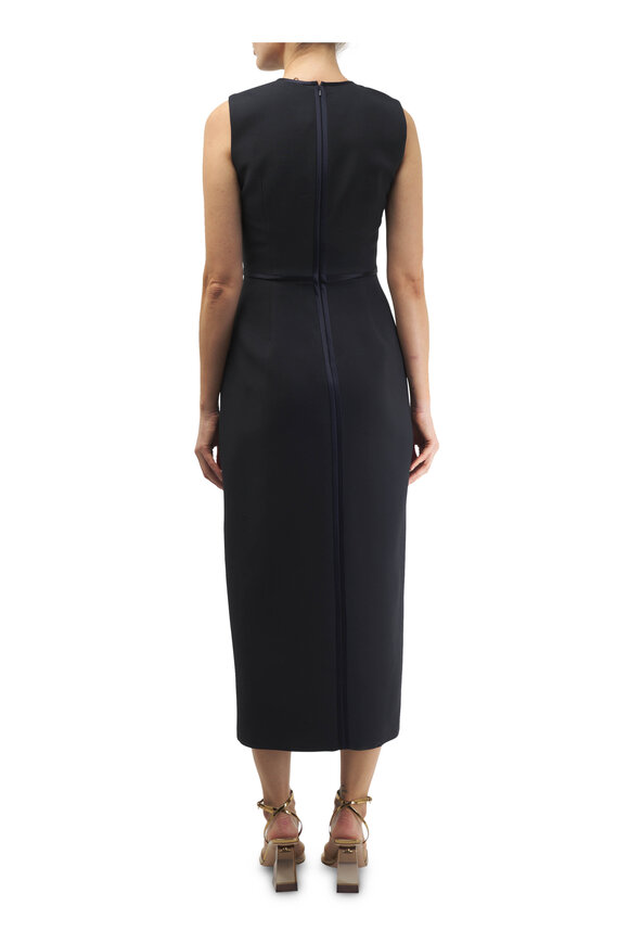 Adam Lippes - Nello Silk & Wool Midi Dress