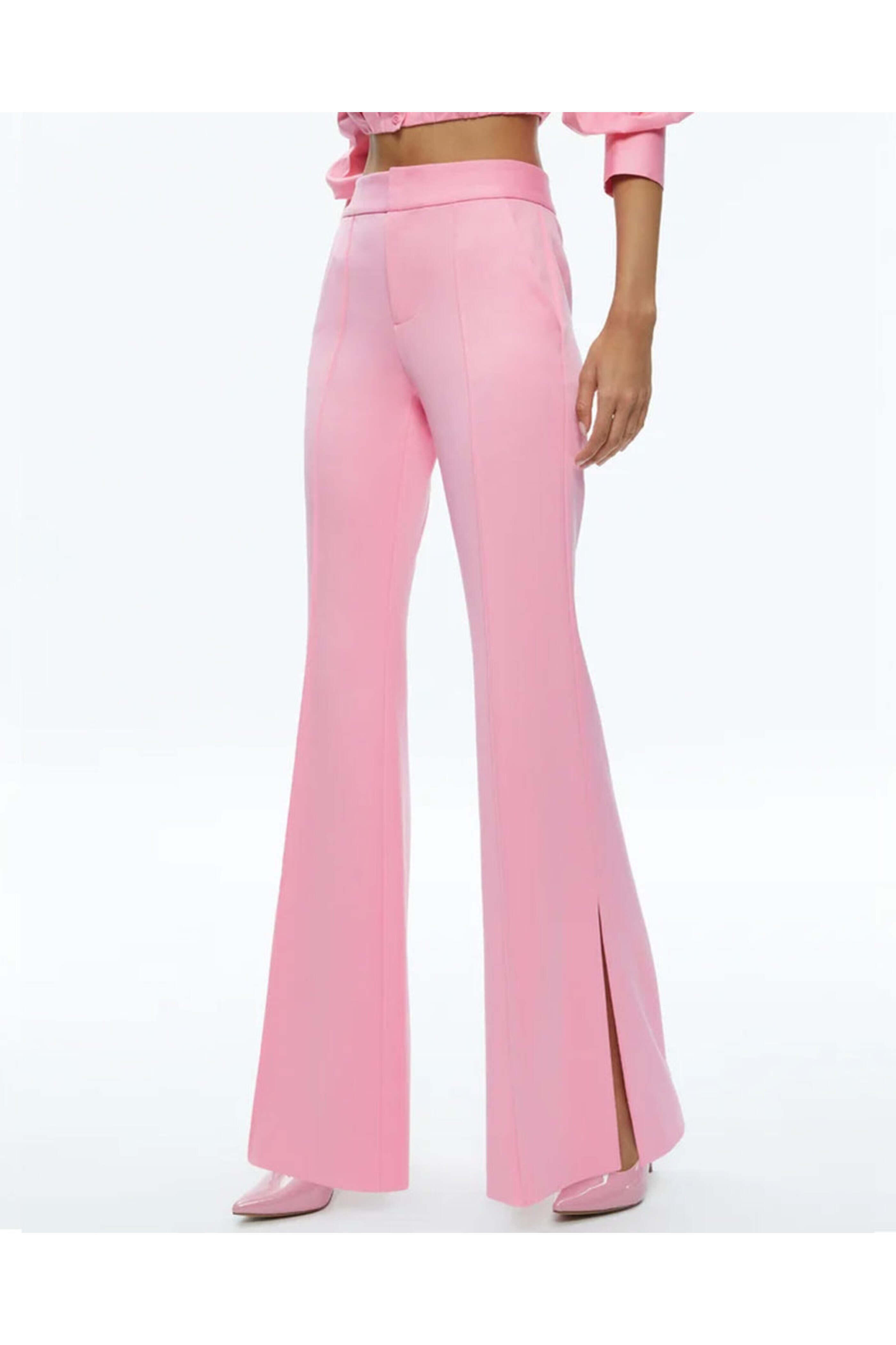 Alice & Olivia - Cherry Blossom High Rise Danette Flare Trouser
