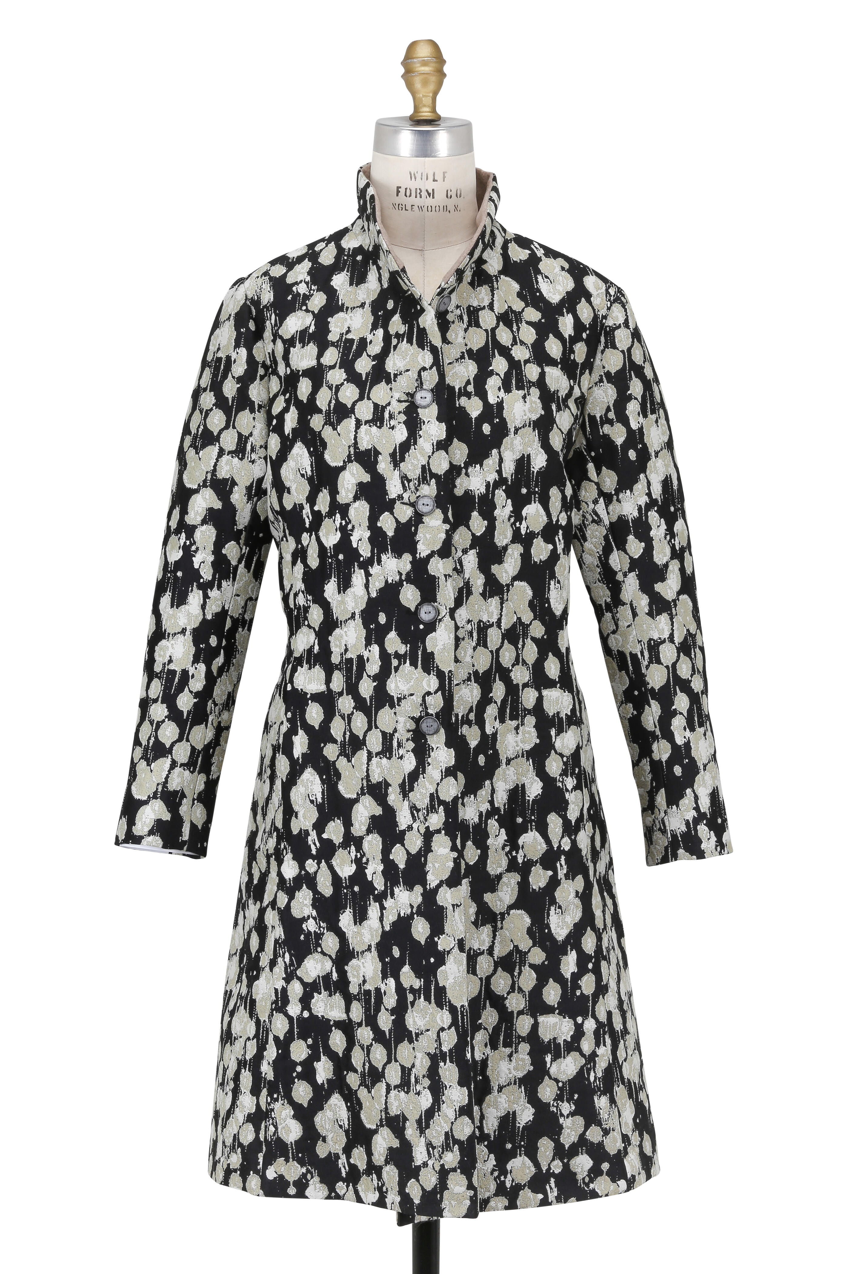 Peter Cohen - Black Silk Jacquard Jacket