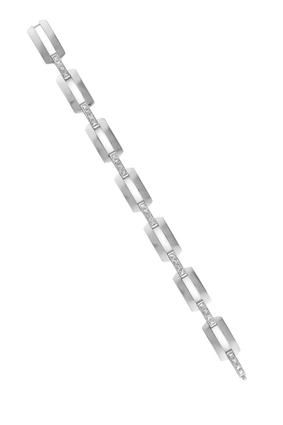 Sylva & Cie - 18K Diamond Buckle Bracelet