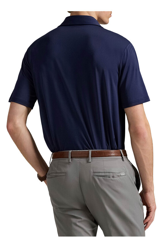 RLX Ralph Lauren Airflow Navy Jersey Polo - view 4